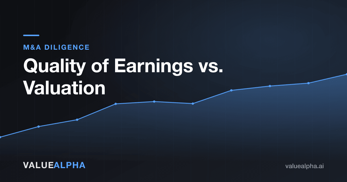 Quality of Earnings vs. Valuation: What Changes Between the LOI and Closing
